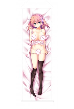 Simple Kawaii Girl Japanese Anime Painting Home Decor Wall Scroll Posters