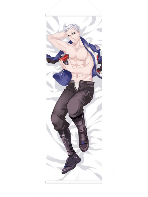 Soldier 76 Overwatch Male Anime Wall Poster Banner Japanese Art