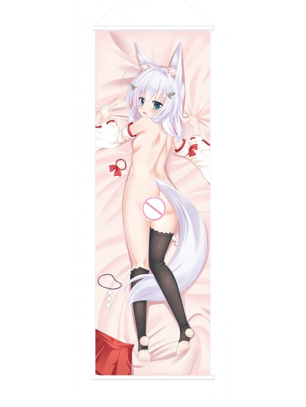 Sunflower Scroll Painting Wall Picture Anime Wall Scroll Hanging Deco