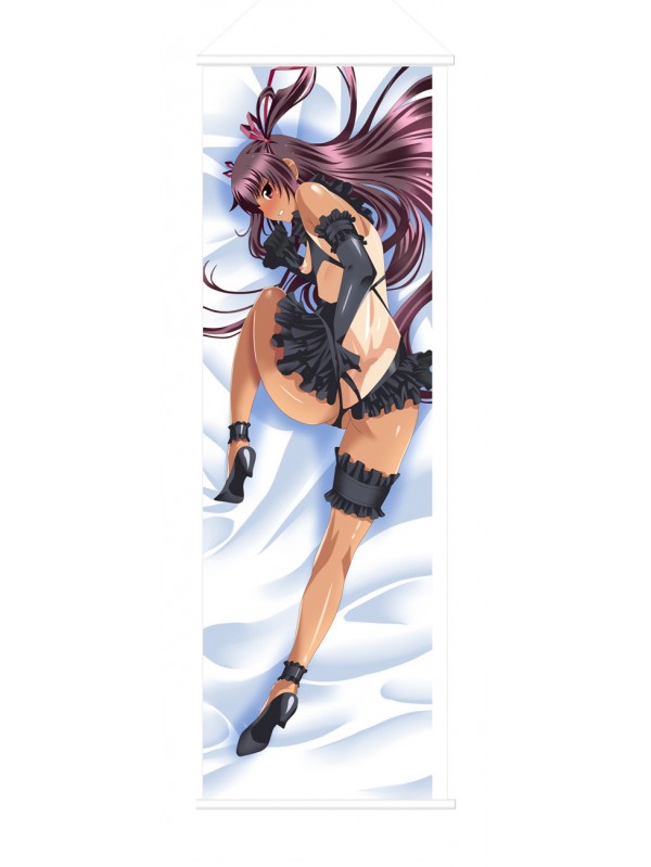 Taimanin Asagi Scroll Painting Wall Picture Anime Wall Scroll Hanging Deco