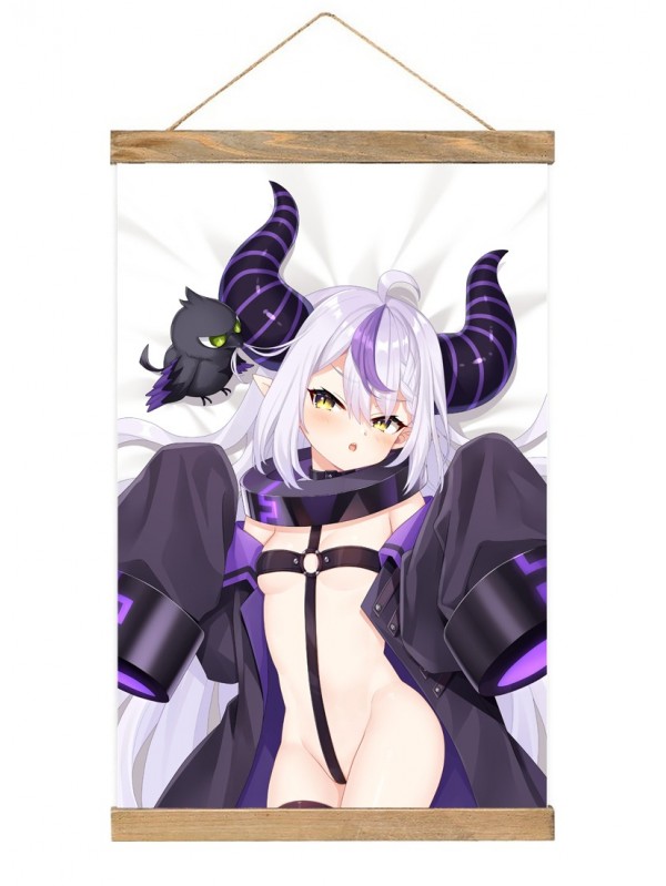Welcome Japanese Wall Scroll Art Virtual Youtuber La Darknesss 40x60cm(23.6x15.7in)
