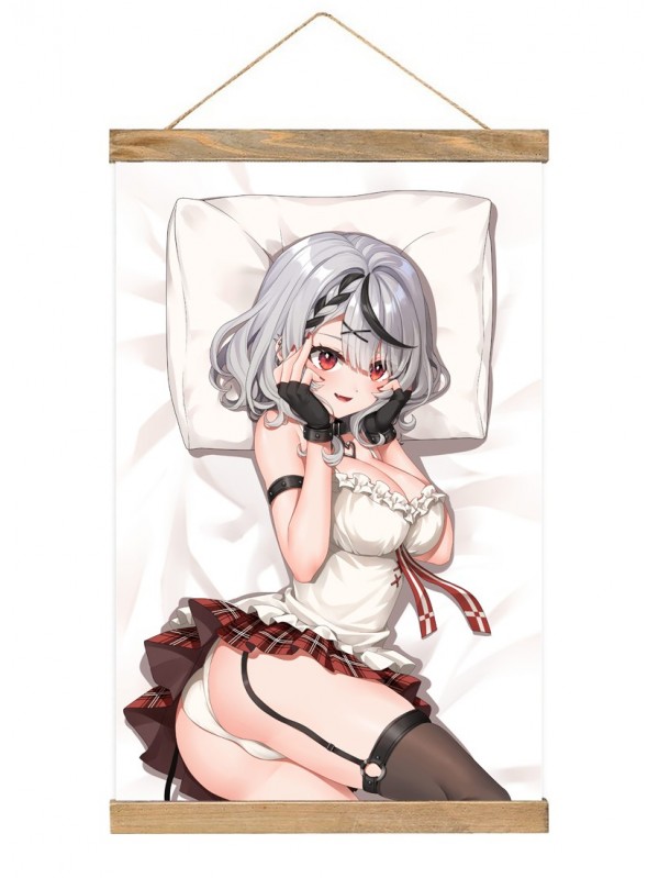 High Quality Wall Scroll Hanger Virtual Youtuber Sakamata Chloe 40x60cm(23.6x15.7in)