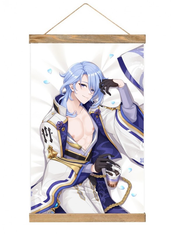 High Quality Anime Wall Scroll Kamisato Ayato Genshin Impact 40x60cm(23.6x15.7in)
