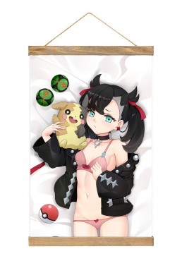 Cheap Japanese Wall Scroll Pokemon Sword And Shield Marnie 40x60cm(23.6x15.7in)