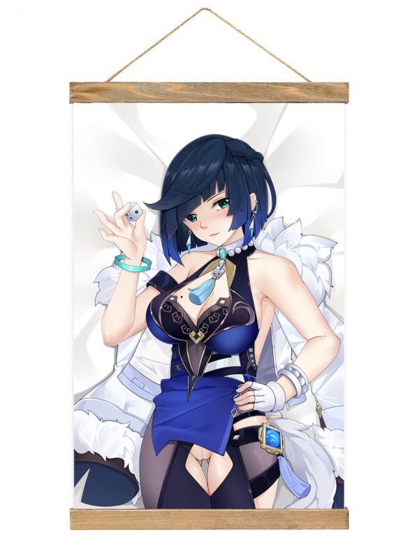 Feature Wall Scroll Poster Genshin Impact Ye Lan 40x60cm(23.6x15.7in)