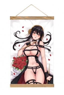 Fashion Wall Scroll Poster Anime Spy X Family Thorn Princess Yor Forger 40x60cm(23.6x15.7in)