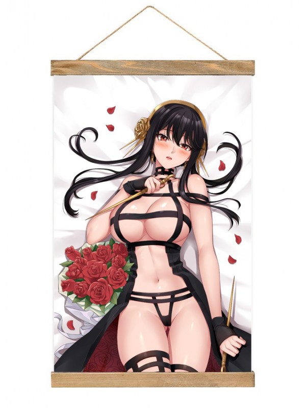 Fashion Wall Scroll Poster Anime Spy X Family Thorn Princess Yor Forger 40x60cm(23.6x15.7in)
