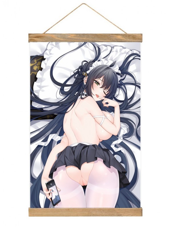 Unique Japanese Wall Scroll Azur Lane Hms Indomitable 40x60cm(23.6x15.7in)