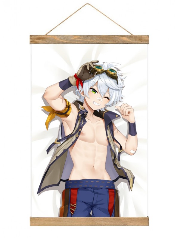 High Quality Wall Scroll Hanger Genshin Impact Bennett 40x60cm(23.6x15.7in)