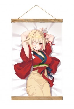 Personalised Japanese Wall Scroll Lycoris Recoil Nishikigi Chisato 40x60cm(23.6x15.7in)