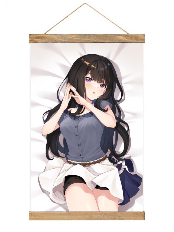 Fashion Japanese Wall Scroll Art Lycoris Recoil Inoue Takina 40x60cm(23.6x15.7in)