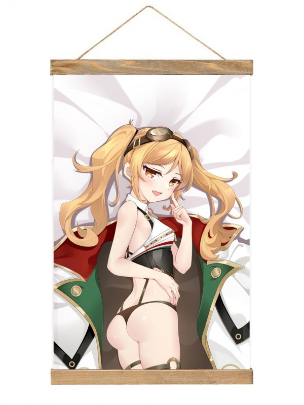 Wholesale Wall Scroll Hanging Azur Lane Rn Leonardo Da Vinci  40x60cm(23.6x15.7in)