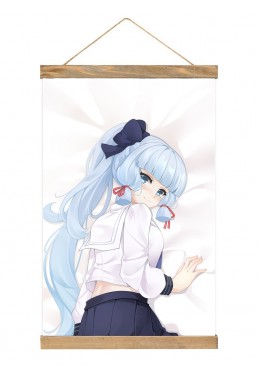 Hot Sale Wall Scroll Hanging Decor Genshin Impact Kamisato Ayaka 40x60cm(23.6x15.7in)
