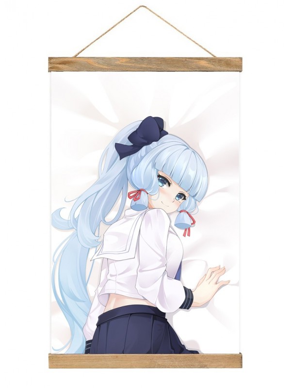 Hot Sale Wall Scroll Hanging Decor Genshin Impact Kamisato Ayaka 40x60cm(23.6x15.7in)