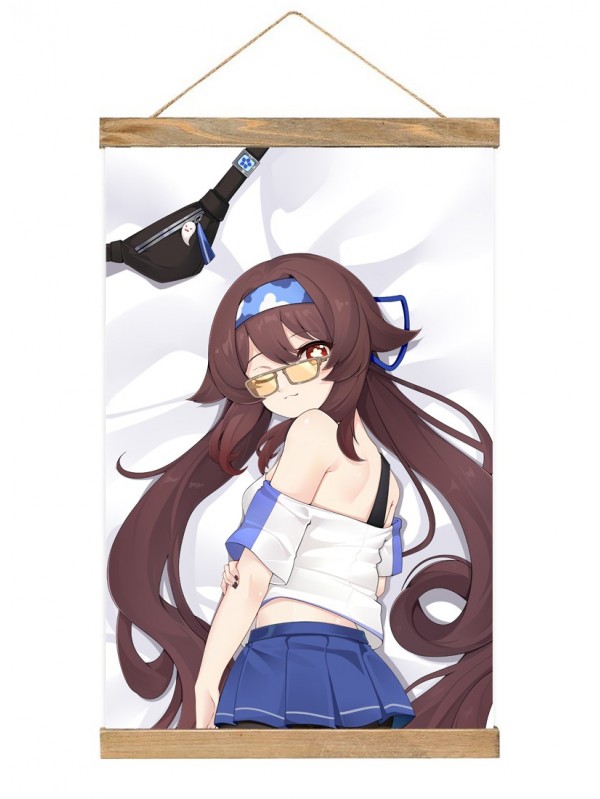 Feature Wall Scroll Decor Anime Genshin Impact Hutao 40x60cm(23.6x15.7in)