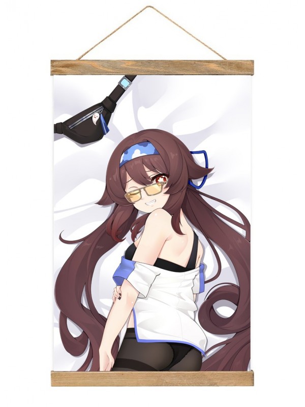 Personalised Wall Scroll Poster Genshin Impact Hutao 40x60cm(23.6x15.7in)