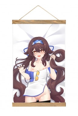 Premium Wall Scroll Poster Genshin Impact Hutao 40x60cm(23.6x15.7in)