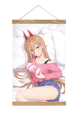 Coolest Wall Scroll Poster Chainsaw Man Power Anime Dakimakura 40x60cm(23.6x15.7in)