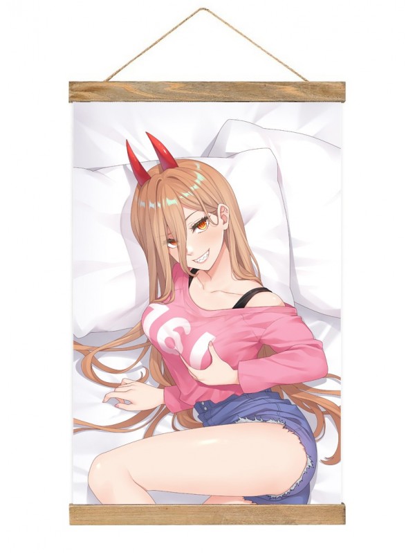Coolest Wall Scroll Poster Chainsaw Man Power Anime Dakimakura 40x60cm(23.6x15.7in)