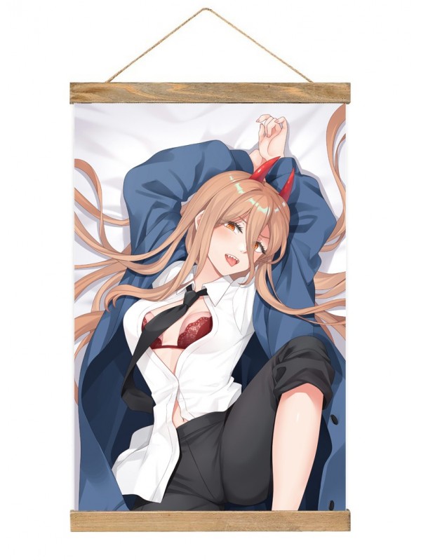 Tap Wall Scroll Poster Anime Chainsaw Man Power Anime Dakimakura 40x60cm(23.6x15.7in)