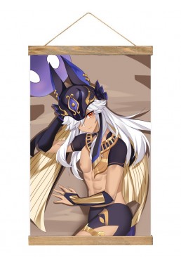 Sexy Wall Scroll Hanger Genshin Impact Cyno Anime 40x60cm(23.6x15.7in)