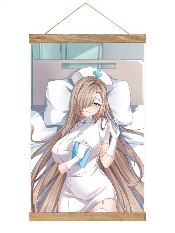 Fashion Wall Scroll Decor Anime Blue Archive Itinose Asena 40x60cm(23.6x15.7in)