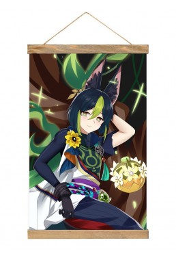 Cheap Anime Wall Scroll Genshin Impact Tighnari 40x60cm(23.6x15.7in)