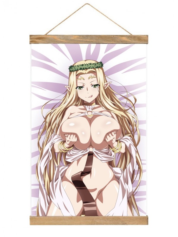 Limited Edition Wall Scroll Decor Kuroinu Kedakaki Seijo Wa Hakudaku Ni Somaru Celestine Lucullus 40x60cm(23.6x15.7in)