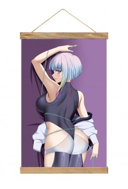 Durable Wall Scroll Poster Cyberpunk Lucy 40x60cm(23.6x15.7in)