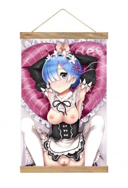Tap Wall Scroll Hanger Rem Ram Re Zero 40x60cm(23.6x15.7in)