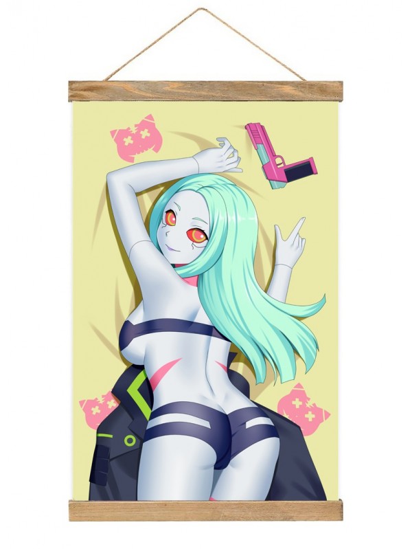 Special Wall Scroll Poster Cyberpunk Edgerunners Rebecca 40x60cm(23.6x15.7in)