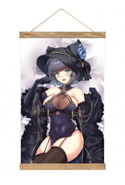 Shopping Japanese Wall Scroll Hangers Azur Lane Hms Cheshire 40x60cm(23.6x15.7in)