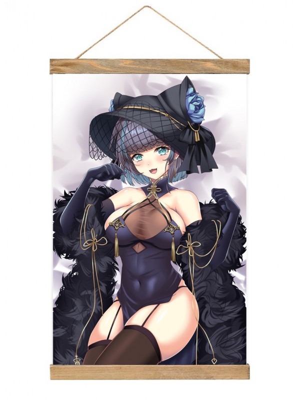 Shopping Japanese Wall Scroll Hangers Azur Lane Hms Cheshire 40x60cm(23.6x15.7in)