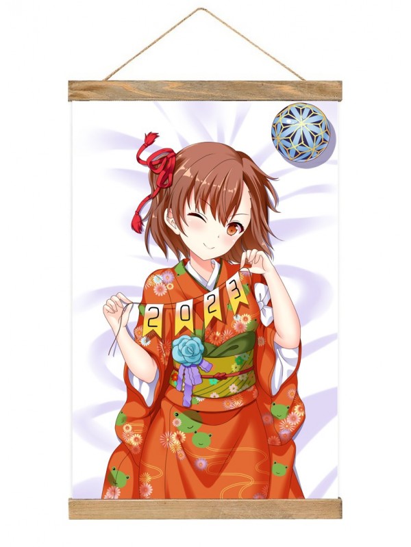 Buy Wall Scroll Hanger Rod A Certain Scientific Railgun Mikoto Misaka  40x60cm(23.6x15.7in)