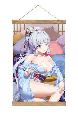 Tap Wall Scroll Poster Anime Genshin Impact Kamisato Ayaka 40x60cm(23.6x15.7in)