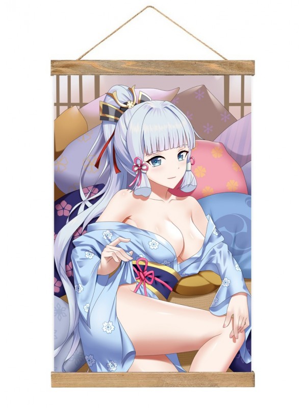 Tap Wall Scroll Poster Anime Genshin Impact Kamisato Ayaka 40x60cm(23.6x15.7in)