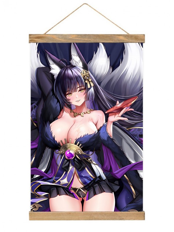 Feature Wall Scroll Poster Anime Azur Lane Ijn Musashi 40x60cm(23.6x15.7in)