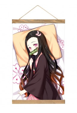 Soft Wall Scroll Demon Slayer Kimetsu No Yaiba Kamado Nezuko 40x60cm(23.6x15.7in)