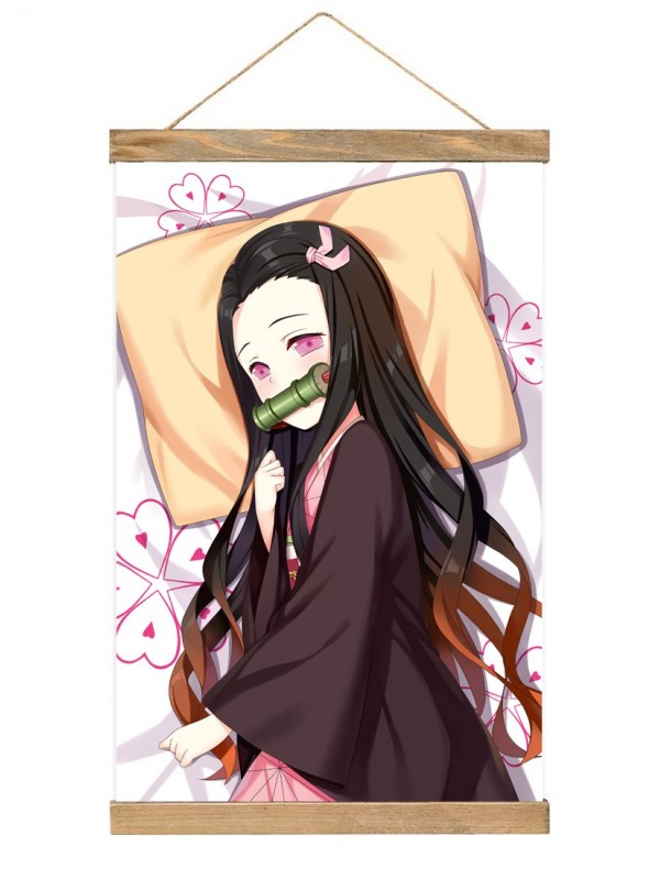 Soft Wall Scroll Demon Slayer Kimetsu No Yaiba Kamado Nezuko 40x60cm(23.6x15.7in)