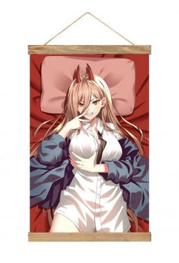 Funny Anime Wall Scroll Chainsaw Man Power 40x60cm(23.6x15.7in)