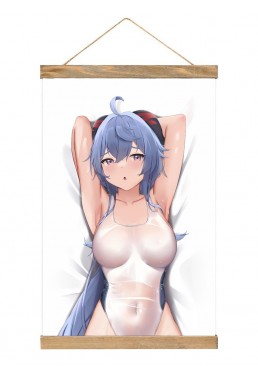 Personalised Wall Scroll Hanger Genshin Impact Ganyu 40x60cm(23.6x15.7in)