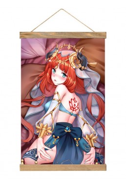 High Quality Wall Scroll Hanging Decor Genshin Impact Nilou 40x60cm(23.6x15.7in)
