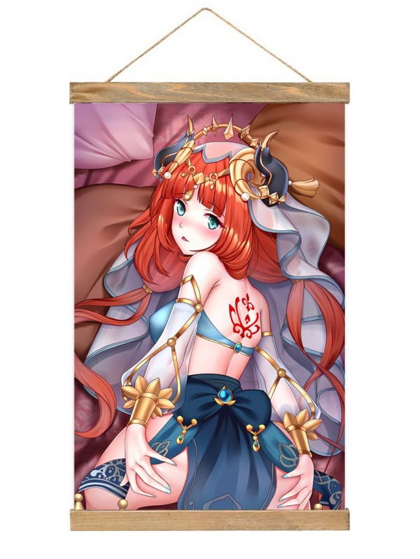High Quality Wall Scroll Hanging Decor Genshin Impact Nilou 40x60cm(23.6x15.7in)