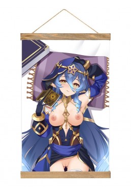Funny Wall Scroll Poster Anime Genshin Impact Layla 40x60cm(23.6x15.7in)