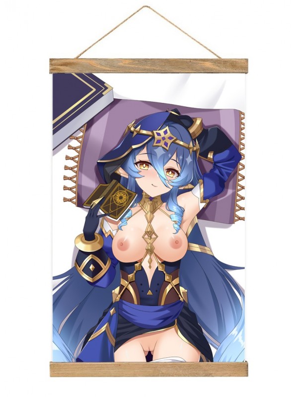 Funny Wall Scroll Poster Anime Genshin Impact Layla 40x60cm(23.6x15.7in)