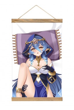 Custom Wall Scroll Poster Anime Genshin Impact Layla 40x60cm(23.6x15.7in)