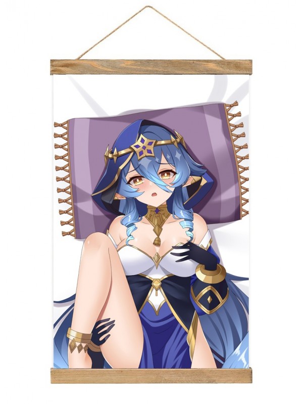Custom Wall Scroll Poster Anime Genshin Impact Layla 40x60cm(23.6x15.7in)