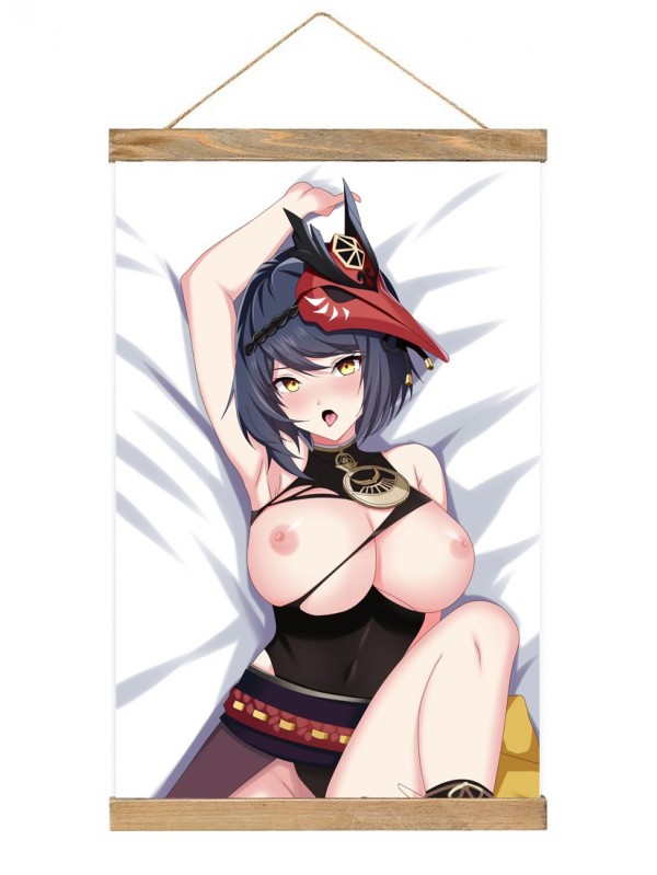 Wholesale Wall Scroll Decor Anime Genshin Impact Sara 40x60cm(23.6x15.7in)