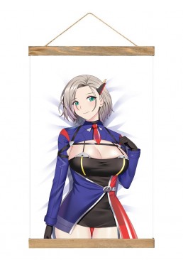 Clearance Japanese Wall Scroll Azur Lane Uss New Orleans 40x60cm(23.6x15.7in)