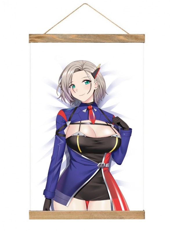 Clearance Japanese Wall Scroll Azur Lane Uss New Orleans 40x60cm(23.6x15.7in)